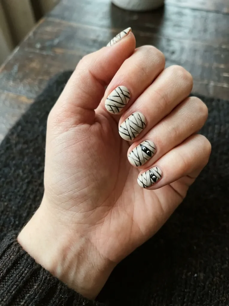 Mummy Wrap Nails