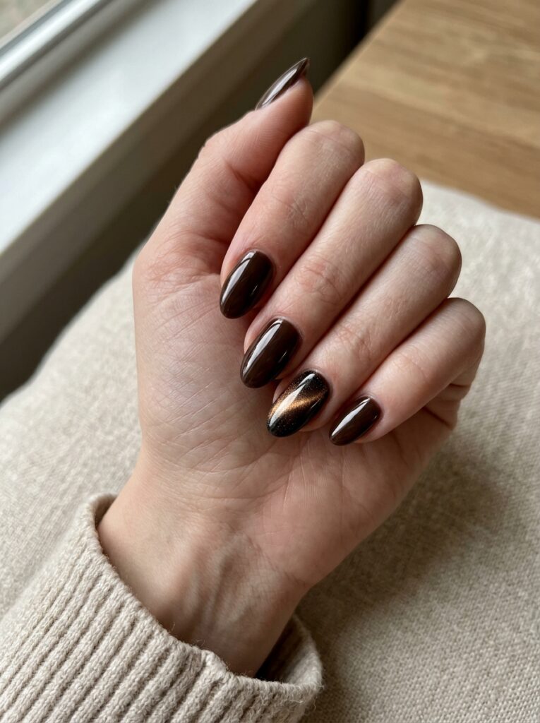 Cat-Eye Gel Accent Nail