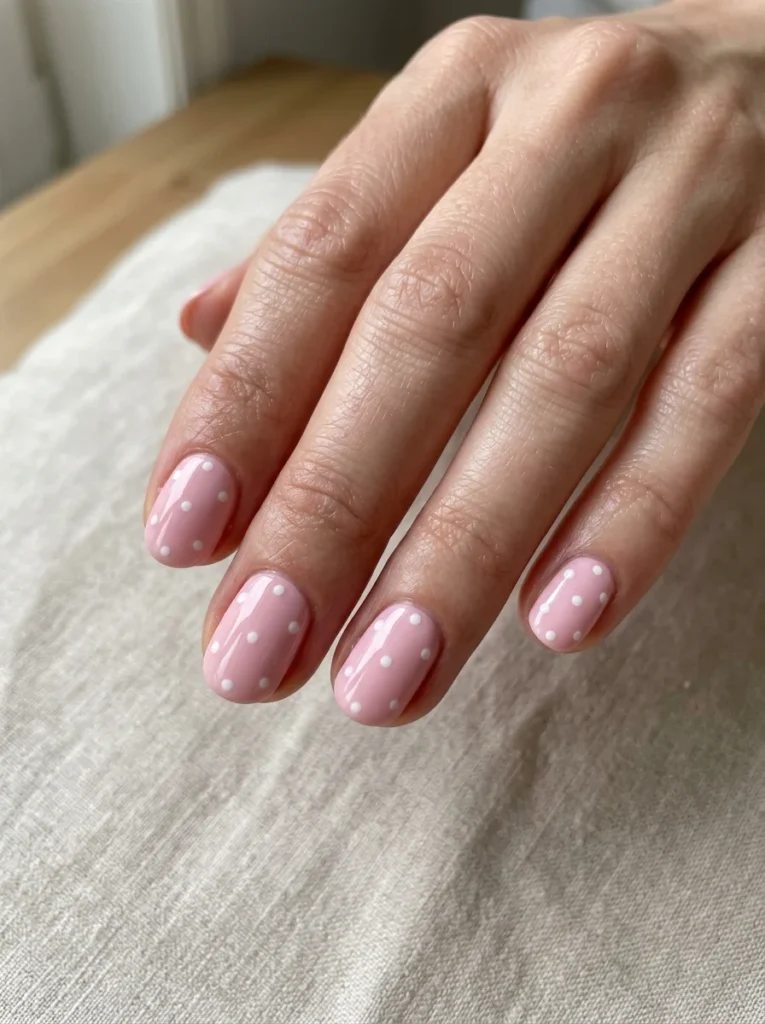 Classic Polka Dot Nails