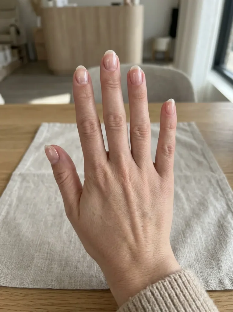 Clear Builder Gel With a Natural Finish