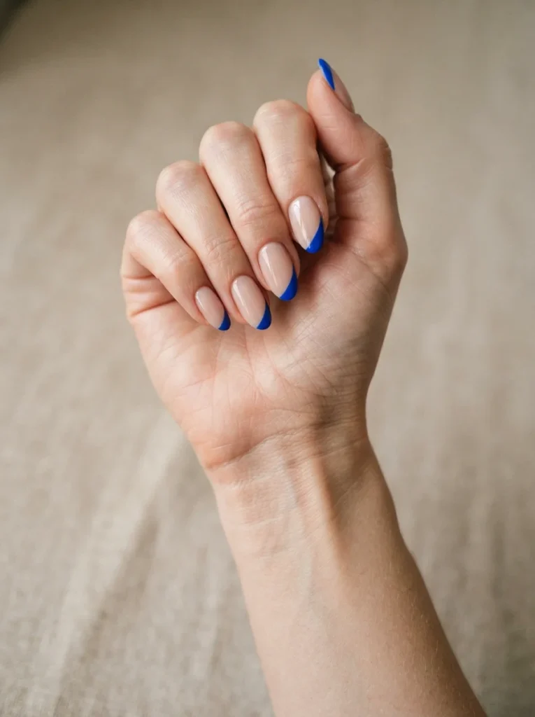 Colorful Side-French Nails