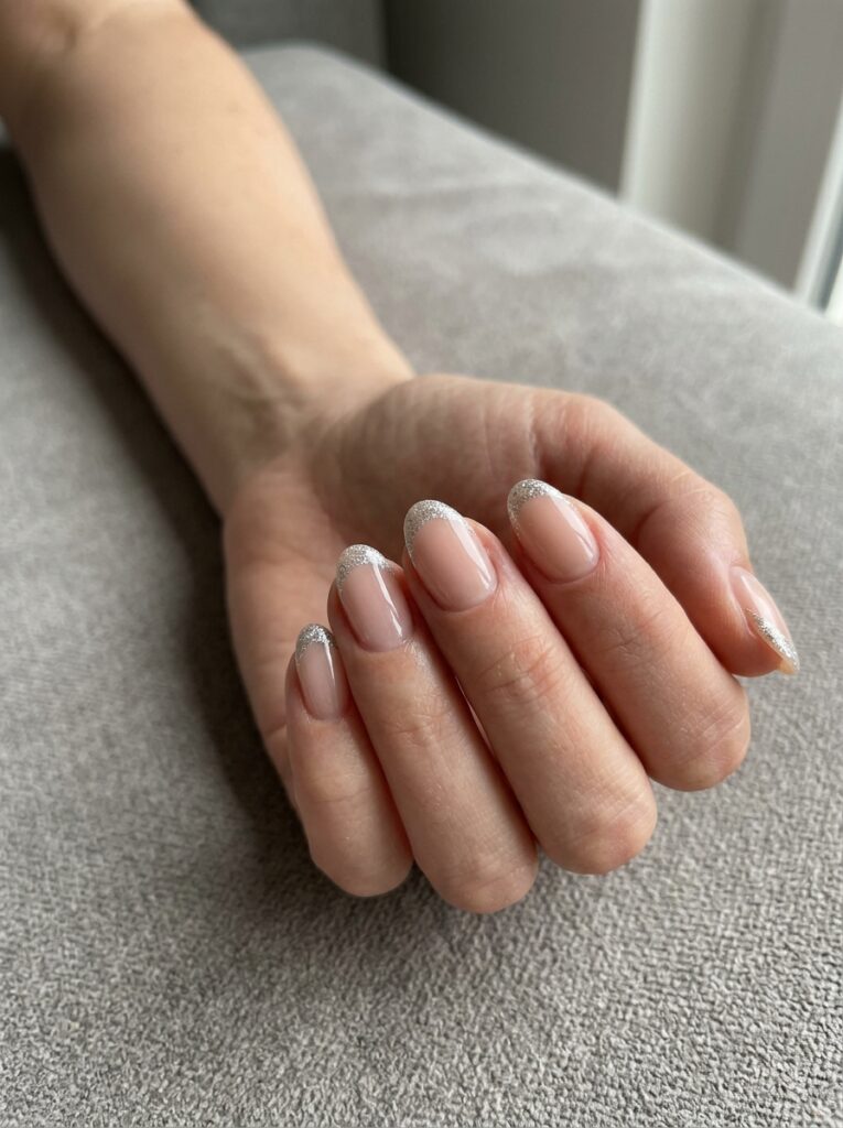 Glitter French Tips