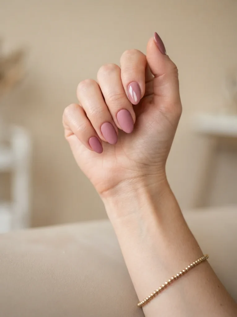 Matte Monochrome Nails