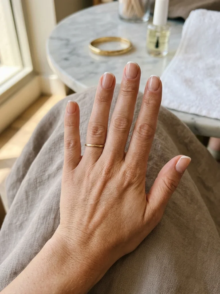 Micro French Tip Nails