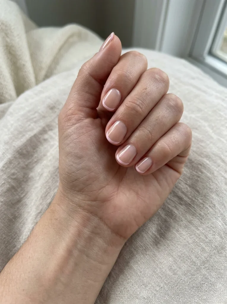 Micro Pink French Tips