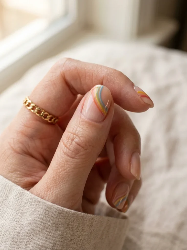 Minimalist Rainbow Lines