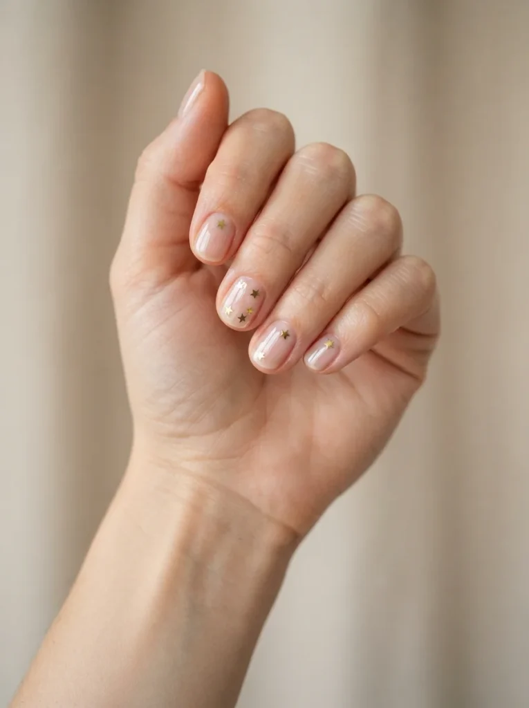Nail Stickers on a Clear Base