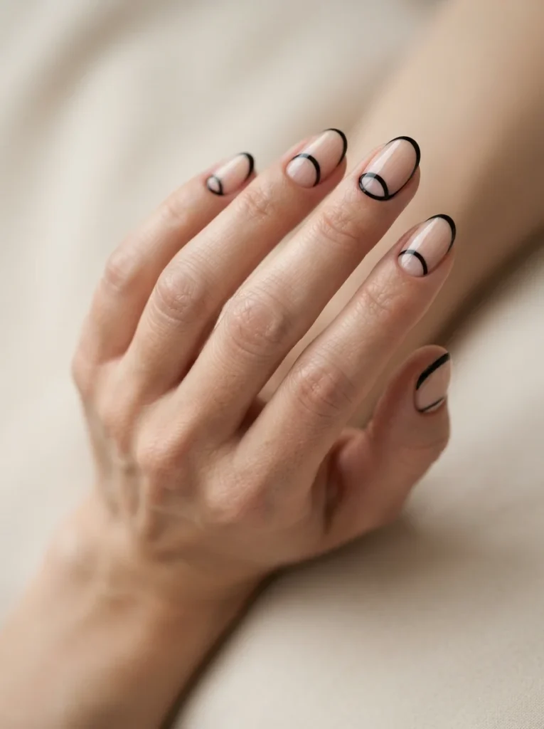 Negative-Space Nails