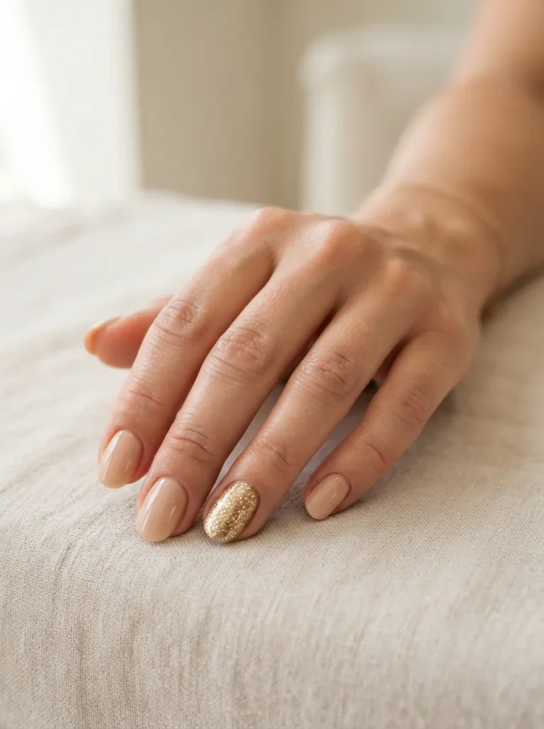 Single Accent Nail Design