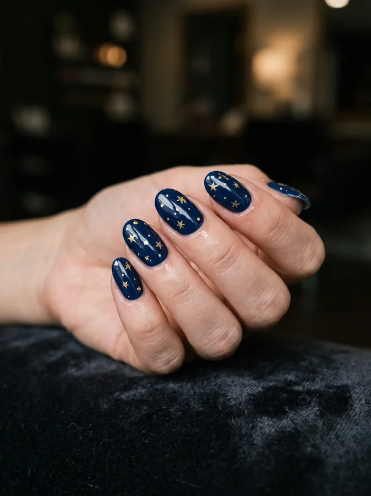Starry Night Nails