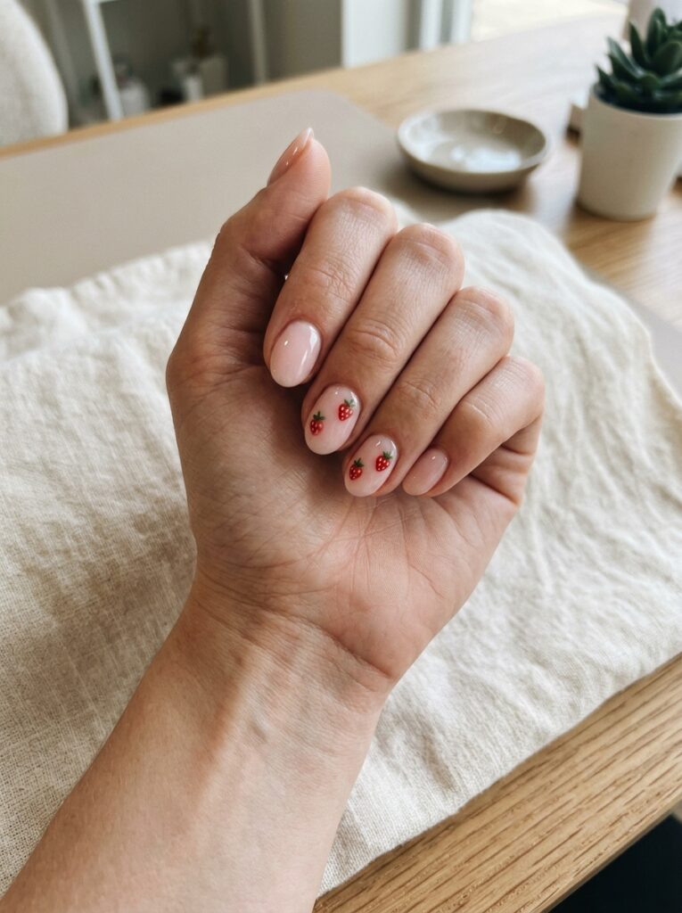 Strawberry Nail Design