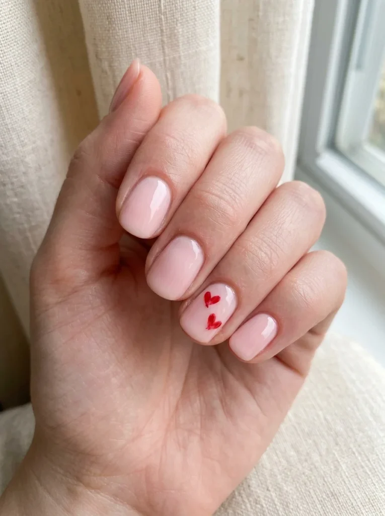Tiny Heart Nails