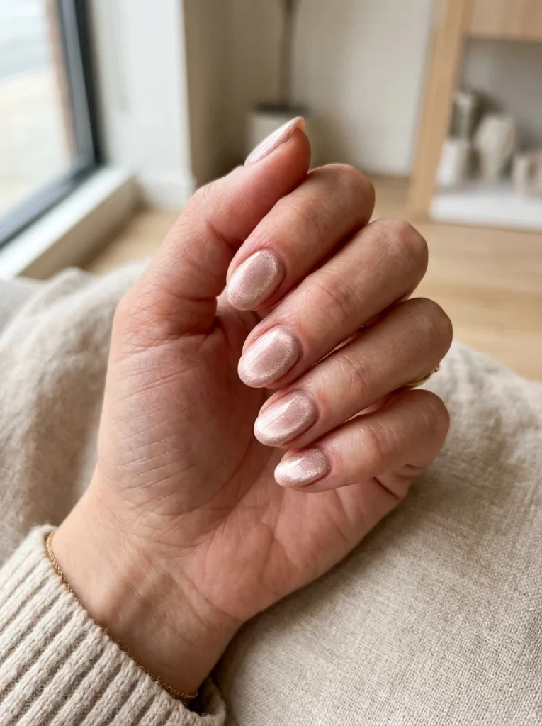 Velvet Cat Eye Nails